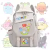 Mochila temática del Reino de Locke, azul aqua, con diseño de chispa, adecuada para niños y niñas, gran capacidad, versátil, ligera y de doble hombro