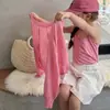Cárdigan de punto de color liso chaqueta protectora del sol ropa de verano para niños elegante ligero transpirable versátil camisa top para aire acondicionado