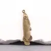 Colgante Llavero de Coche de Latón, Colgante Vintage de Latón con Dragón Dorado, Colgante de Etiqueta, Venta al por Mayor para Puestos de Mercado, Descuento por Cantidad