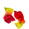 Abanico de Baile, Abanico Largo de Seda, Abanico de Llama Degradado Tricolor, Abanico de Carpas Koi, Abanico Largo para Danza del Vientre, Abanico para Danza Cuadrada, Abanico para Baile de Salón
