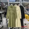 Vestido otoñal e invernal chic coreano de estilo francés con cintura ceñida y falda fluida
