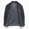 Chaqueta Acolchada con Cuello Alto para Hombre, Estilo Nuevo Otoño e Invierno, para Hombres de Mediana Edad y Jóvenes, Casual de Negocios, Holgada, Chaqueta Traje Zhongshan, Ropa de Abrigo