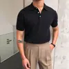 Camisa polo casual ligera de verano para hombre, corte slim, moda estilo coreano, camiseta de manga corta, tendencia, venta al por mayor de fábrica transfronteriza