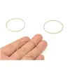 Pendientes simples de latón geométrico de círculo redondo pendientes al por mayor pendientes hechos a mano diy material accesorios de joyería