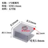 Clip de Vidrio Aleación de Aluminio Clip Fijo Clip para Estante de Pared Soporte de Partición para Gabinete de Vino Soporte Tarjeta de Vidrio Ferretería de Madera