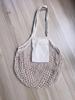 Bolsa de red plegable, bolsa de red para cochecito, bolsa de red corta de algodón, bolsa de red para compras de supermercado, bolsa de red para huevos, venta al por mayor