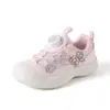 Zapatos Deportivos para Niñas Red Dragonfly de 6 a 12 Años Primavera y Otoño Nuevo Estilo Zapatos de Princesa Mariposa para Niñas Pequeñas