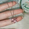 Collar con colgante de corazón de circonitas para mujer, diseño de nicho de lujo, cadena para clavícula con sentido del amor.