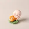 Adornos para coche de Buda, Guanyin y monje personalizados de fábrica, artesanías de resina, decoraciones de escritorio, regalos culturales y creativos con temática de templo
