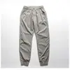 Pantalones de Verano para Hombre Delgados de Secado Rápido con Inclinación Pantalones Deportivos Sueltos Combinan con Todo Retro Lavado Pantalones Casuales Pantalones con Inclinación