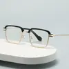 Nuevas gafas de lectura anti luz azul populares en línea TikTok gafas para cejas de hombre gafas HD para mediana edad y ancianos con miopía