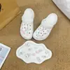 Acessórios Rosa Frescos e Fofos do Gato Kt para Meninas, Charms de Sapato Destacáveis DIY Versáteis e Adoráveis