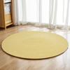 Alfombra de algodón tejida con cuerda nórdica, sencilla, ovalada, para sala de estar, dormitorio, estilo japonés, para mesa de centro, puerta de entrada, redonda