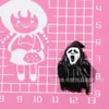 Accesorios de resina para Halloween calabaza fantasma joyería parche pegamento cremoso diy carcasa de teléfono móvil accesorios para pasador paquete de materiales