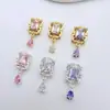 Dorado Cobre de Alta Retención de Color Hecho a Mano DIY Zirconia Perla Cuentas Espaciadoras de Múltiples Pasadas Vintage Francés Collar Pulsera Accesorios de Joyería