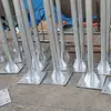 Accesorios para Espejos Gran Angular, Poste Galvanizado, Poste de Advertencia, Poste de Espejo Reflectante, Espejo de Esquina, Poste de Acero, Soporte para Poste de Luz Estroboscópica