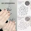 Set de Accesorios para Uñas Artísticas a Precio de Liquidación: Aleación de Zirconio, Resina, Concha, Pedrería, Tachuelas, Purpurina, Polvo de Espejo, Lentejuelas Aurora