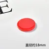 Hoja Acrílica Colorida Redonda Coreana Fruta Material para Accesorios de Pasador de Pelo Joyería Pendientes Pendientes Hechos a Mano DIY