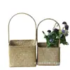 001 Cesta de Regalo Decorativa Tejida con Asa de Pasto Marino Estilo Nórdico Regalo Cesta de Flores para Boda Luna Llena Disponible