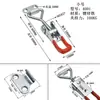 Braçadeira de Aço Inoxidável 304 Fivela de Aço Inoxidável Trava de Fivela Ajustável Clipe de Travamento Acessórios de Fivela para Caixa Alicate de Parafuso