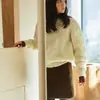 Algunos de los Nuevos Modelos de Invierno 2025 Estilo Coreano Son Faldas Cortas de Lana Elegantes, Casuales, Versátiles, de Cintura Alta, Adelgazantes, de Corte A