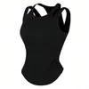 Ropa interior de fitness para mujer talla grande, a prueba de impactos, de soporte, ropa deportiva de una pieza para correr de alta intensidad, camiseta sin mangas para correr, fitness y yoga