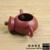 Fábrica de teteras de arcilla púrpura al por mayor juego de té kung fu casero Chaozhou tetera pequeña belleza puntiaguda tetera Xi Shi dos tazas tetera 90ml