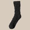 Calcetines de mujer para parejas, de forro polar coral, para otoño e invierno, gruesos y cálidos, para dormir en casa, de felpa, con forma de luna.