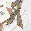 Elegante Moda Primavera Nuevo Bufanda Pequeña Larga Corbata para Mujer Cinta para Bolso Cinta Bufanda Coreana Versátil Pañuelo para la Cabeza Cinta para el Cabello Bufanda