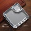 Prato Vintage de Aço Inoxidável para Dumplings Prato Japonês para Batatas Fritas Lanches com Prato para Vinagre Fritura Fritura Velho Criativo Prato de Lanches