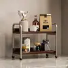 Porta-Copos Suporte para Armazenamento de Copos de Água de Mesa Estilo Luxo Leve Meio do Século Multicamadas Copo Copo de Café Caneca Suporte para Armazenamento de Bar de Água