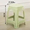 Banqueta de Plástico para Uso Doméstico na Sala de Estar, Espessada para Adultos, Banqueta Econômica para Mesa de Jantar, Cadeira de Borracha, Fabricante Banqueta Alta, Design Simples e Criativo