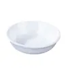 Plato Blanco de Melamina Redondo para Salsa Vinagreta Venta al por Mayor para Catering Restaurantes de Hot Pot Comercial Plástico Imitación Porcelana Plato para Dips Condimentos