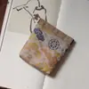 Clip para monedas de oro de metralla, brocado y estilo, bolsa de mano para guardar joyas, bolsa de regalo, tela vintage, bordado, billetera