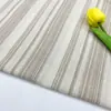 Algodón de cáñamo jacquard rayado sentido de textura tridimensional estilo Hilo jacquard teñido en hilo tela abrigo pantalones ropa diseñador tela