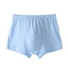 Cueca Masculina Algodão Puro Boxer em U Cabeça de Vaca Confortável Não Faz Bolinha Não Desbota Masculina Quatro Cantos Seção Fina para Meninos