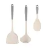 Espátula de Silicona para el Hogar Juego de Utensilios de Cocina Espátula de Silicona Resistente a Altas Temperaturas Cucharón Utensilios de Cocina Antiadherentes para Uso Diario