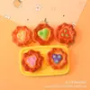 Brinquedo de Comida Simulada Acessórios de Resina Decorações DIY com Cola de Creme Urso de Desenho Animado Fofo Estilo Misto Decoração de Torta de Ovo Pão