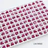 Rinestones Geométricos en Forma de Corazón para Uñas Dongzhou 6*5.3mm Accesorios para Pendientes DIY Corazón de Melocotón Brillante Decoraciones de Uñas Portátiles