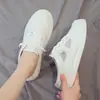 Nuevos Zapatos Blancos de Verano 2022 para Mujer, Zuecos Slip-On de Moda Estilo Ins, Sandalias de Punta Abierta a la Moda
