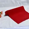 Fábrica de tecido de veludo fiocado longo tingimento tie-dye direto tecido vermelho joias caixa de bagagem pode ser cortado tecido de veludo fiocado longo