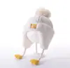 Chapéu de bebê para meninos e meninas outono e inverno chapéu de bebê fofo desenho animado proteção de orelha bola de pelo quente à prova de vento chapéu Lei Feng moda