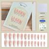 Tabletas de uñas para uso en mano 24 fototerapia parches de uñas postizas tridimensionales producto terminado tabletas de uñas desmontables