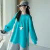Conjunto casual transfronterizo para niños, nuevo estilo primavera/otoño, moda callejera europea y americana, camiseta de manga larga holgada y pantalones de pierna ancha, conjunto de dos piezas