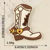 Parches Bordados Personalizados de Moda Transfronteriza Parches Bordados Creativos Parches para Botas de Vaquero Occidentales Parches de Tela