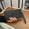 Nueva Billetera Bolso Clutch con Patrón de Cocodrilo para Hombre Billetera Larga Multifuncional Bolso de Mano para Hombre Dinero Tarjeta Bolso de Una Pieza Tarjetero