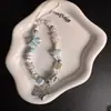 Cadena para Teléfono Móvil Correa para Teléfono Móvil Funda Antiperdida Popular Cerámica Correa para Teléfono Móvil Corta Estilo Nuevo Gama Alta Gama Alta Estrella de Mar
