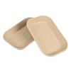 Bandeja Pequeña Impermeable para Plántulas, Bandeja Rectangular de Pulpa de Papel para el Hogar para Brotes, Plántulas de Guisante, Bandeja para Plántulas sin Perforaciones