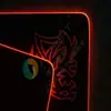 Fábrica de Origen Personalizado Alfombrilla de Ratón Luminosa RGB Controlada por Voz RGB Almohadilla para Muñeca Mesa con Carga Inalámbrica Efecto de Iluminación para Juegos