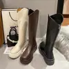 Botas de Caballero Largas para Mujer 2026 Suela Antideslizante Punta Redonda Diseño Simple Botas de Mujer para Otoño/Invierno